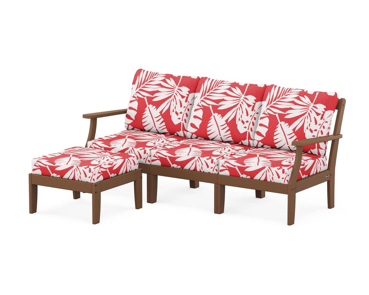 Trex Yacht Club Modular 4-Piece Deep Seating Set with Ottoman