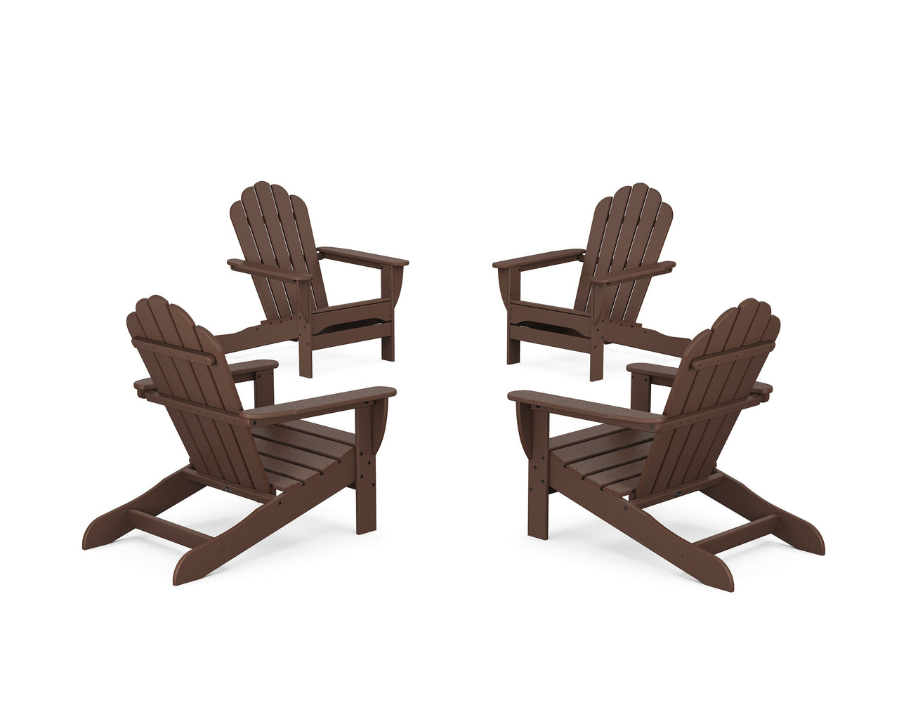 Trex 4-Piece Monterey Bay Oversized Adirondack Chair Conversation Set