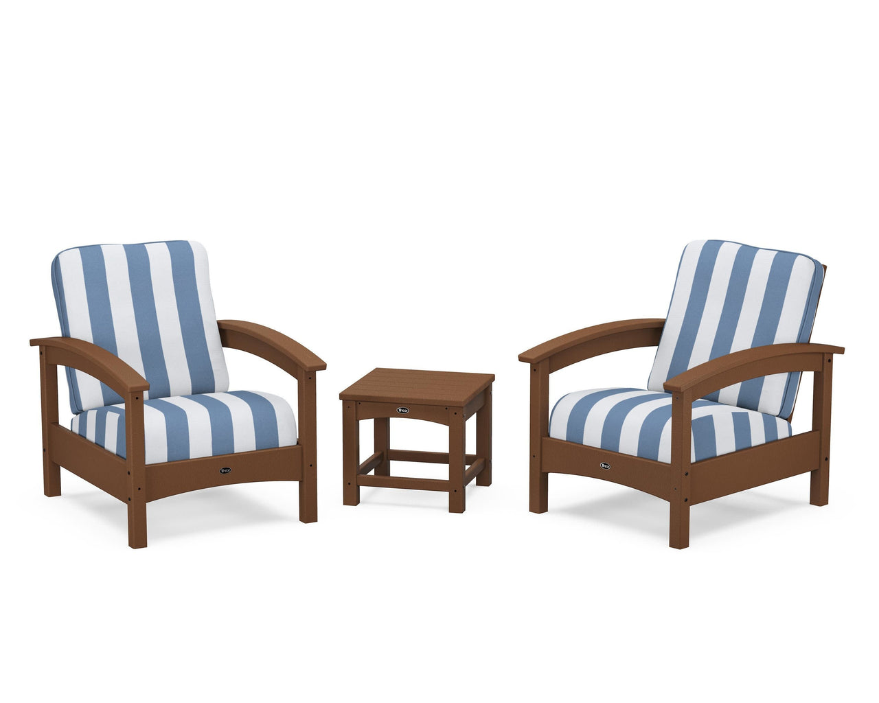Trex Rockport Club 3-Piece Deep Seating Conversation Set
