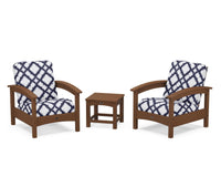 Thumbnail for Trex Rockport Club 3-Piece Deep Seating Conversation Set