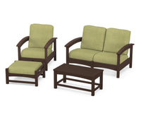 Thumbnail for Trex Rockport 4-Piece Deep Seating Conversation Group