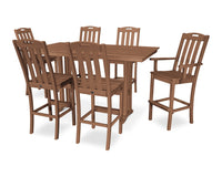 Thumbnail for Trex Yacht Club 7-Piece Farmhouse Trestle Bar Set