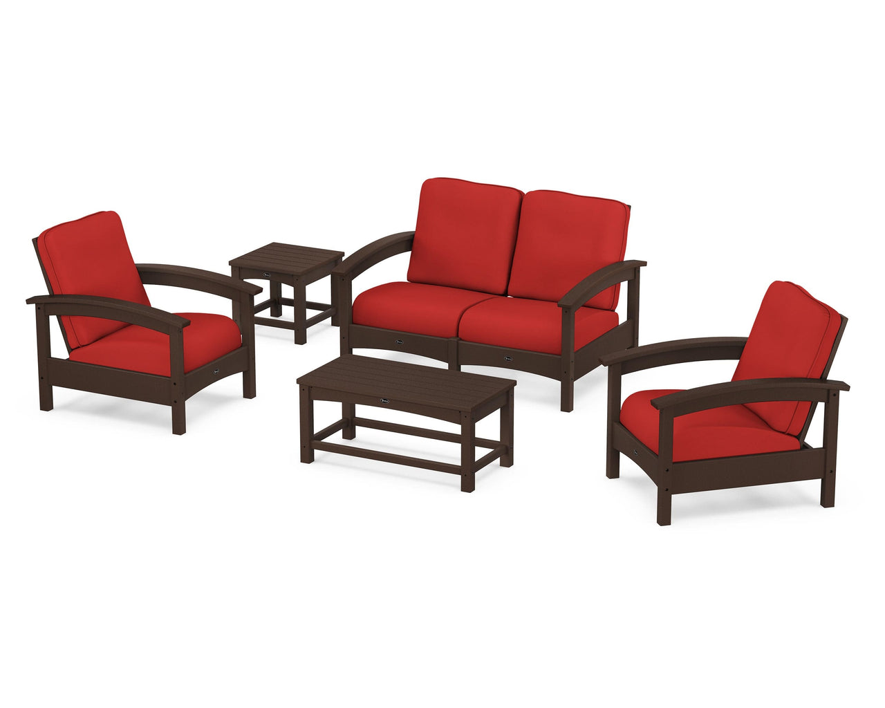 Trex Rockport Club 6-Piece Deep Seating Conversation Set