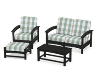 Thumbnail for Trex Rockport 4-Piece Deep Seating Conversation Group