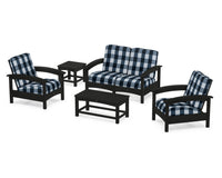 Thumbnail for Trex Rockport Club 6-Piece Deep Seating Conversation Set
