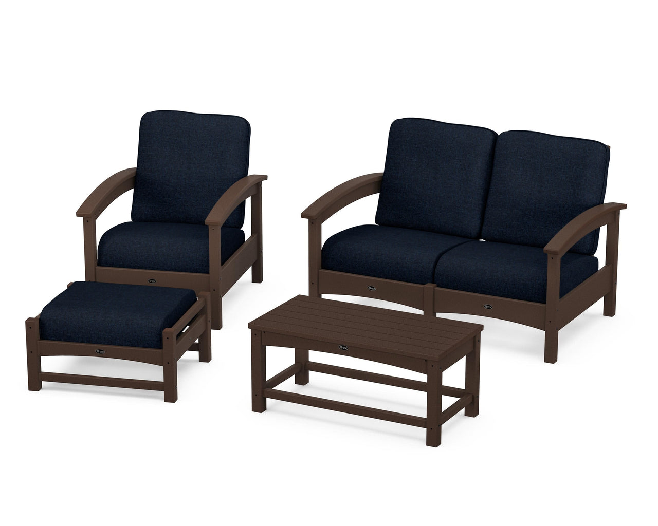 Trex Rockport 4-Piece Deep Seating Conversation Group