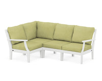 Thumbnail for Trex Yacht Club Modular 4-Piece Deep Seating Set