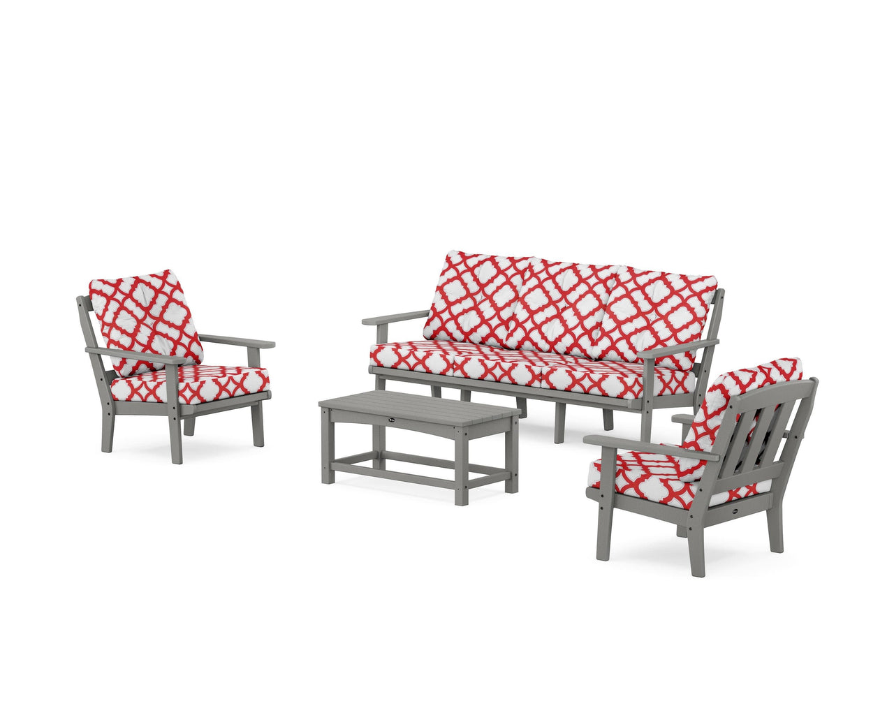 Trex Cape Cod 4-Piece Deep Seating Set with Sofa