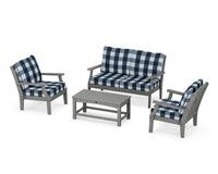 Thumbnail for Trex Yacht Club 4-Piece Deep Seating Chair Set