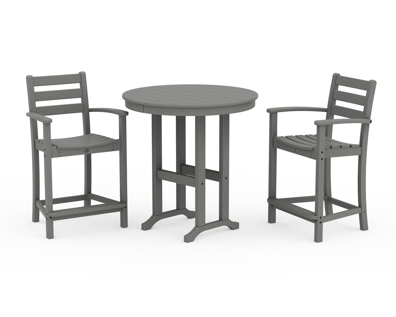 Trex Monterey Bay 3-Piece Arm Chair Counter Set