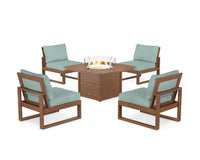 Thumbnail for Trex Eastport Modular 5-Piece Deep Seating Set with Yacht Club Fire Pit Table
