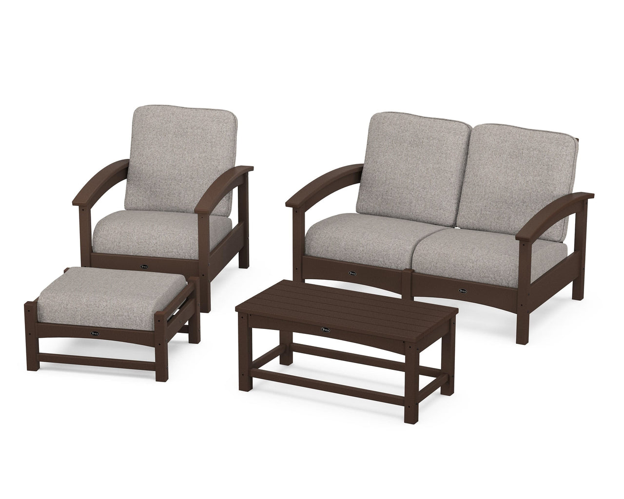 Trex Rockport 4-Piece Deep Seating Conversation Group