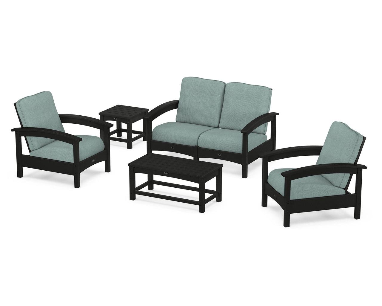 Trex Rockport Club 6-Piece Deep Seating Conversation Set