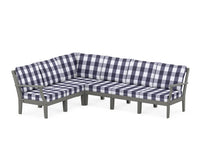 Thumbnail for Trex Yacht Club Modular 6-Piece Deep Seating Set