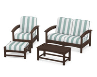 Thumbnail for Trex Rockport 4-Piece Deep Seating Conversation Group