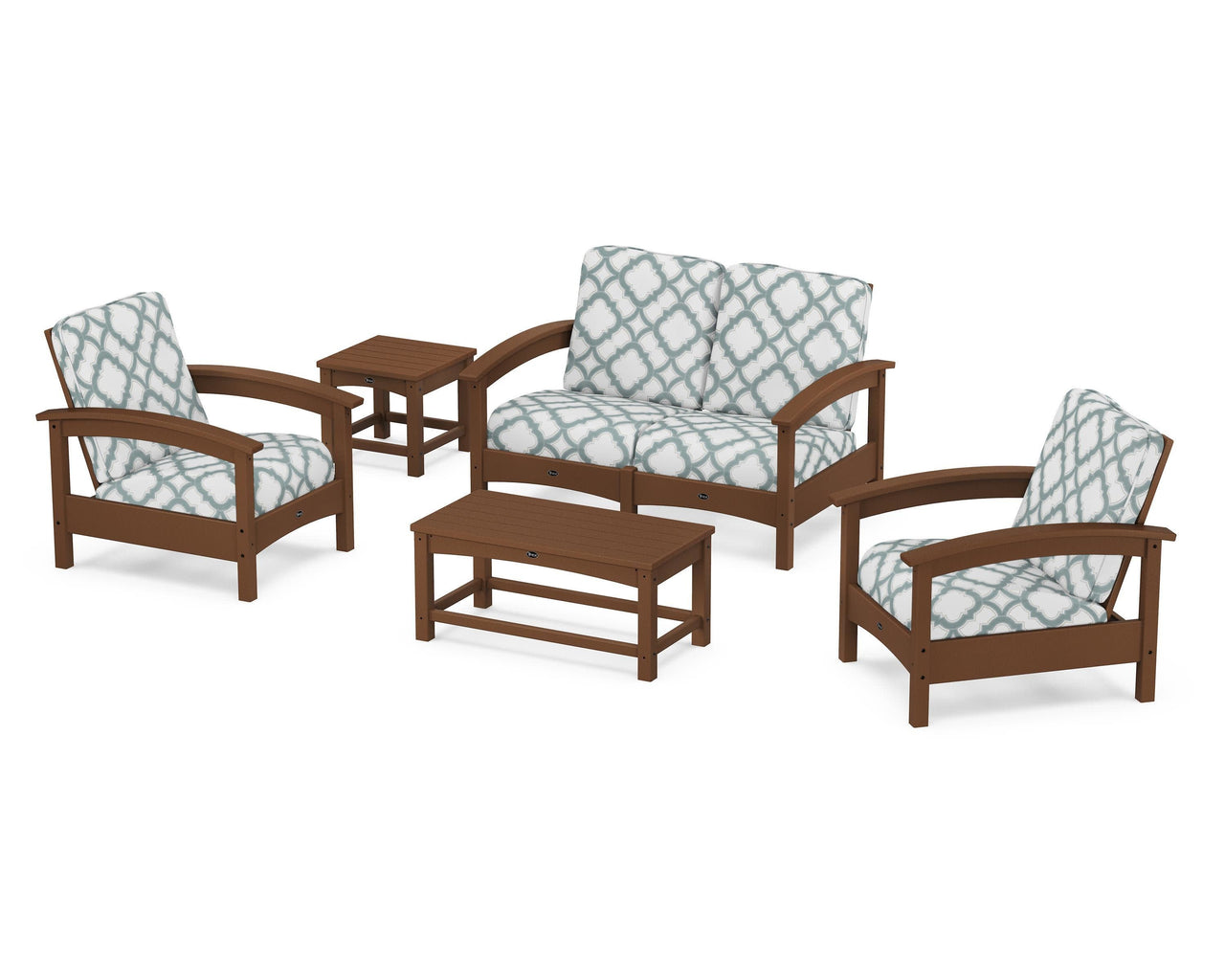 Trex Rockport Club 6-Piece Deep Seating Conversation Set