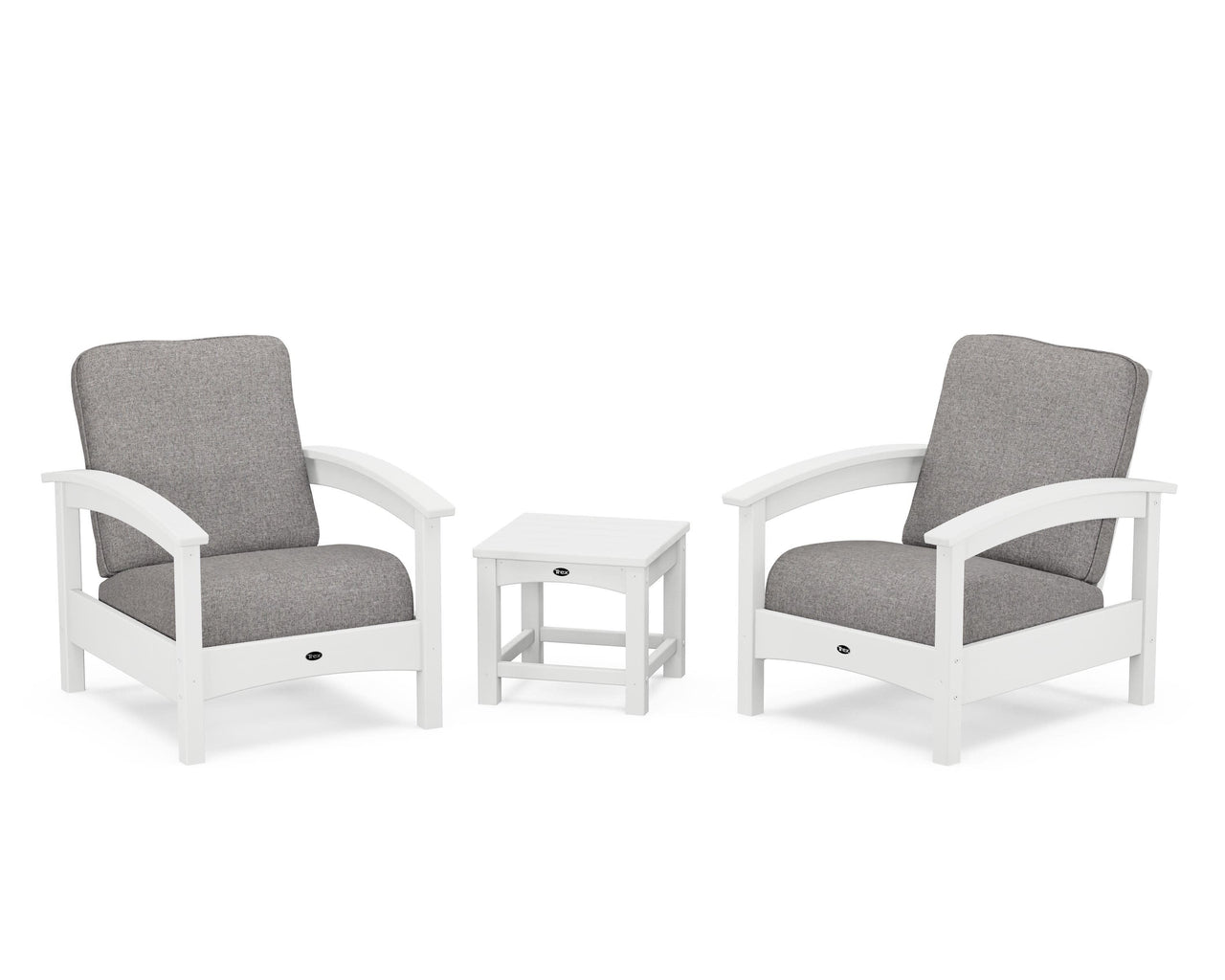 Trex Rockport Club 3-Piece Deep Seating Conversation Set