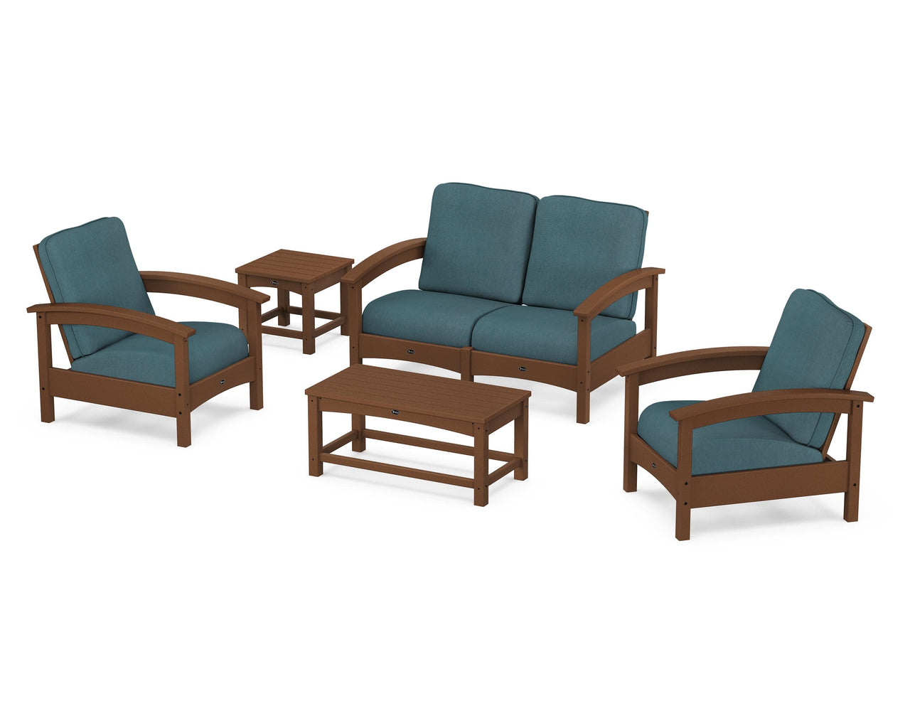 Trex Rockport Club 6-Piece Deep Seating Conversation Set