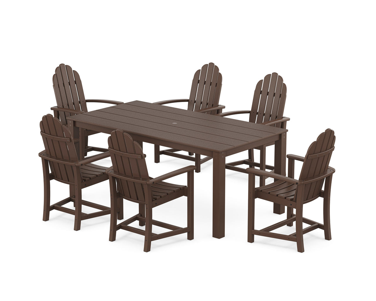 Trex Cape Cod Adirondack 7-Piece Parsons Dining Set