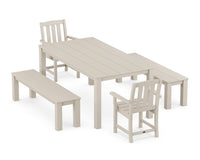 Thumbnail for Trex Cape Cod 5-Piece Parsons Dining Set with Benches - Sand Castle