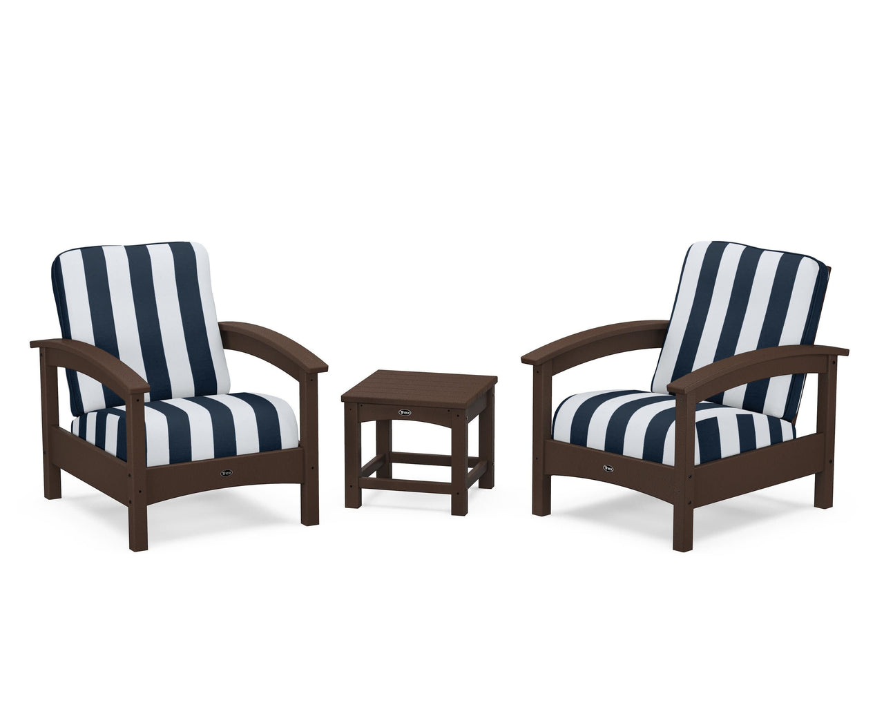Trex Rockport Club 3-Piece Deep Seating Conversation Set