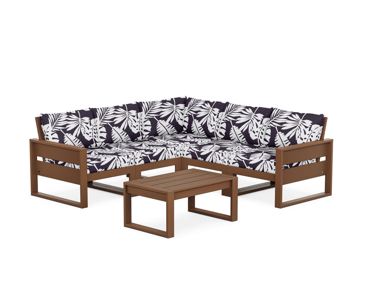 Trex Eastport 6-Piece Deep Seating Sectional + Coffee Table Set