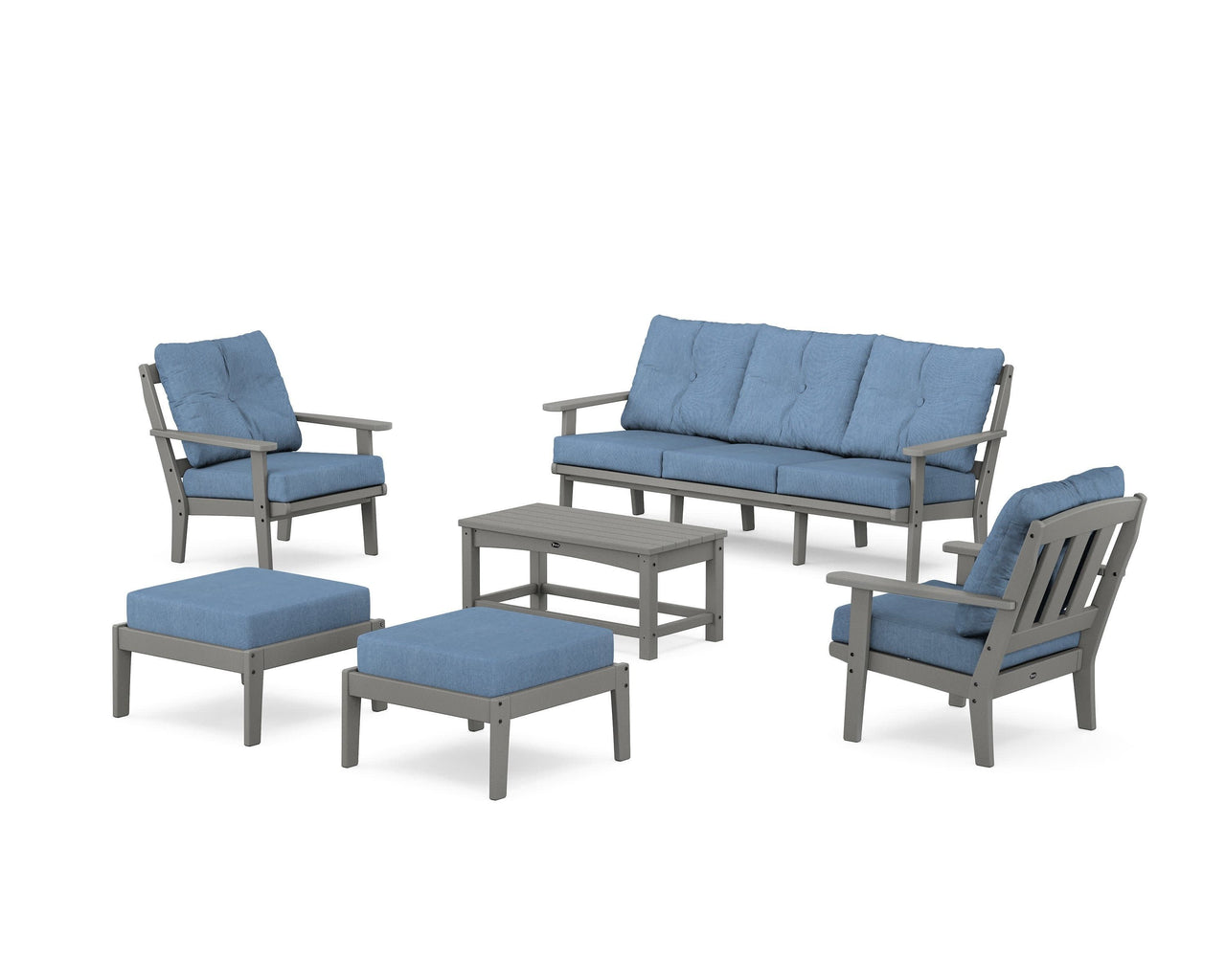 Trex Cape Cod 6-Piece Lounge Sofa Set