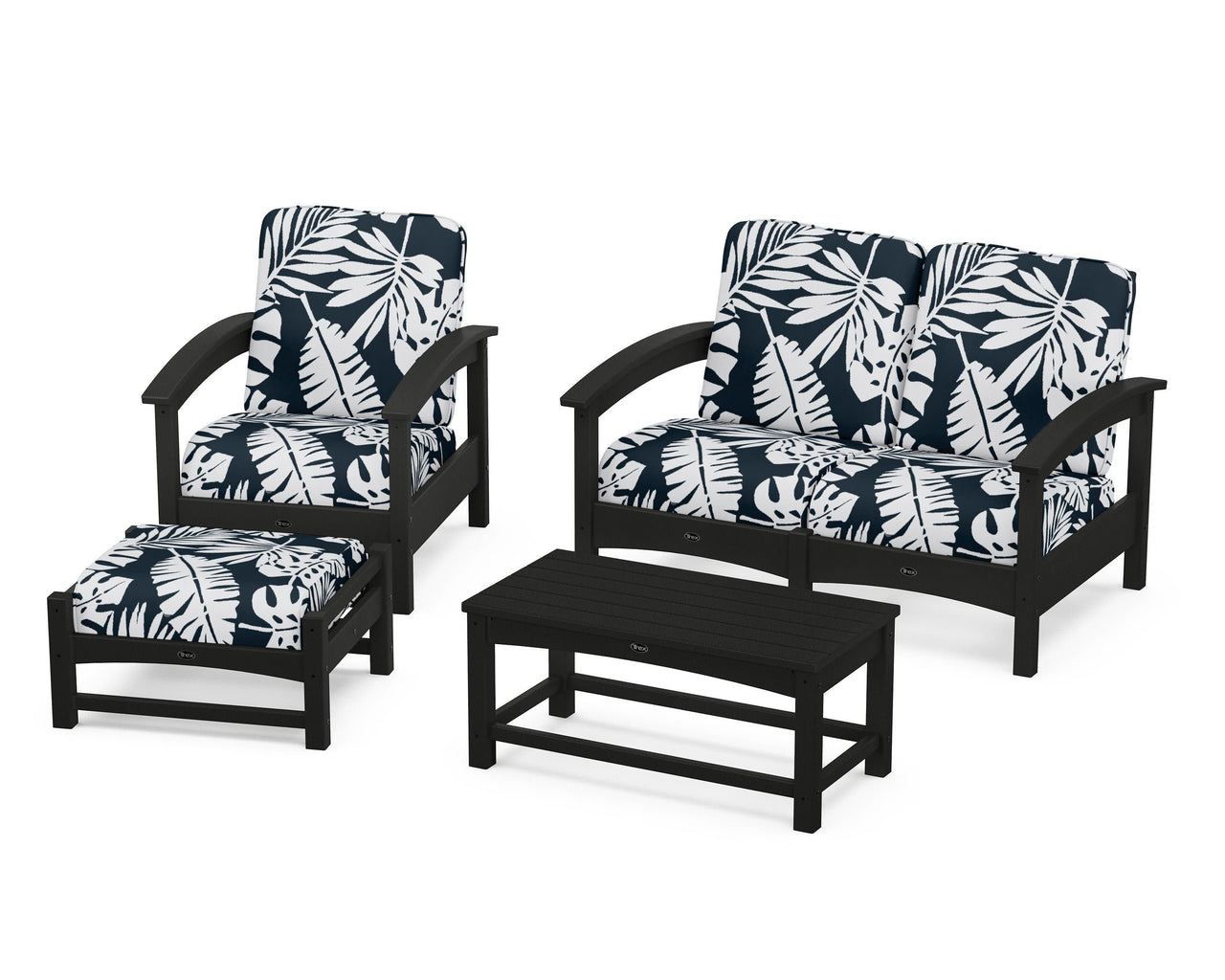 Trex Rockport 4-Piece Deep Seating Conversation Group