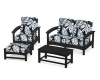 Thumbnail for Trex Rockport 4-Piece Deep Seating Conversation Group