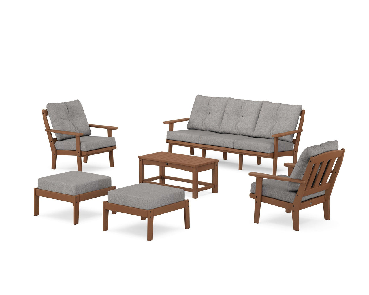 Trex Cape Cod 6-Piece Lounge Sofa Set