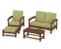 Thumbnail for Trex Rockport 4-Piece Deep Seating Conversation Group