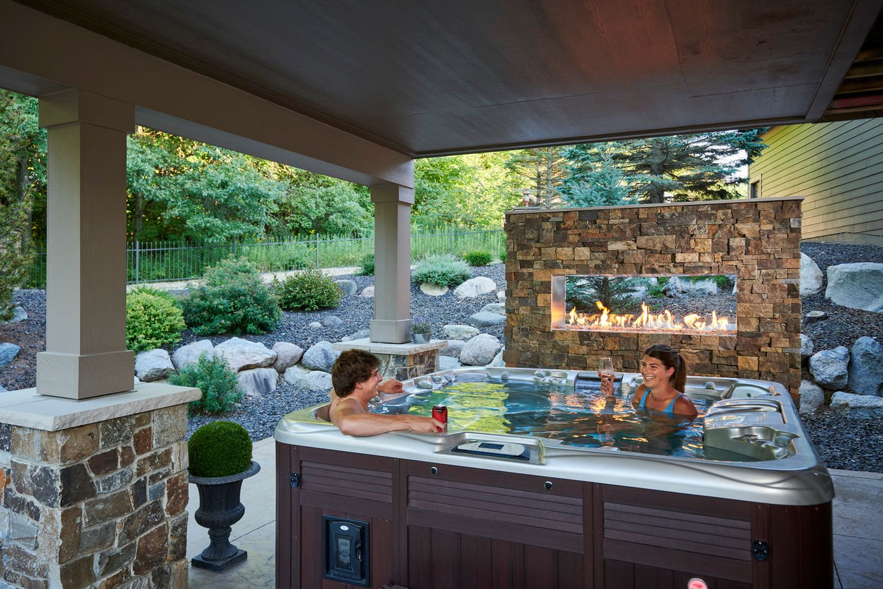 Linear Ready-to-Finish See-Through Gas Fireplace with Direct Spark Ignition