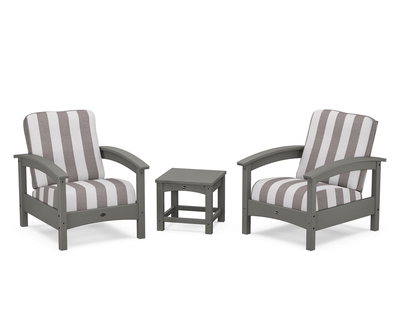 Trex Rockport Club 3-Piece Deep Seating Conversation Set