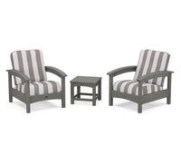 Thumbnail for Trex Rockport Club 3-Piece Deep Seating Conversation Set
