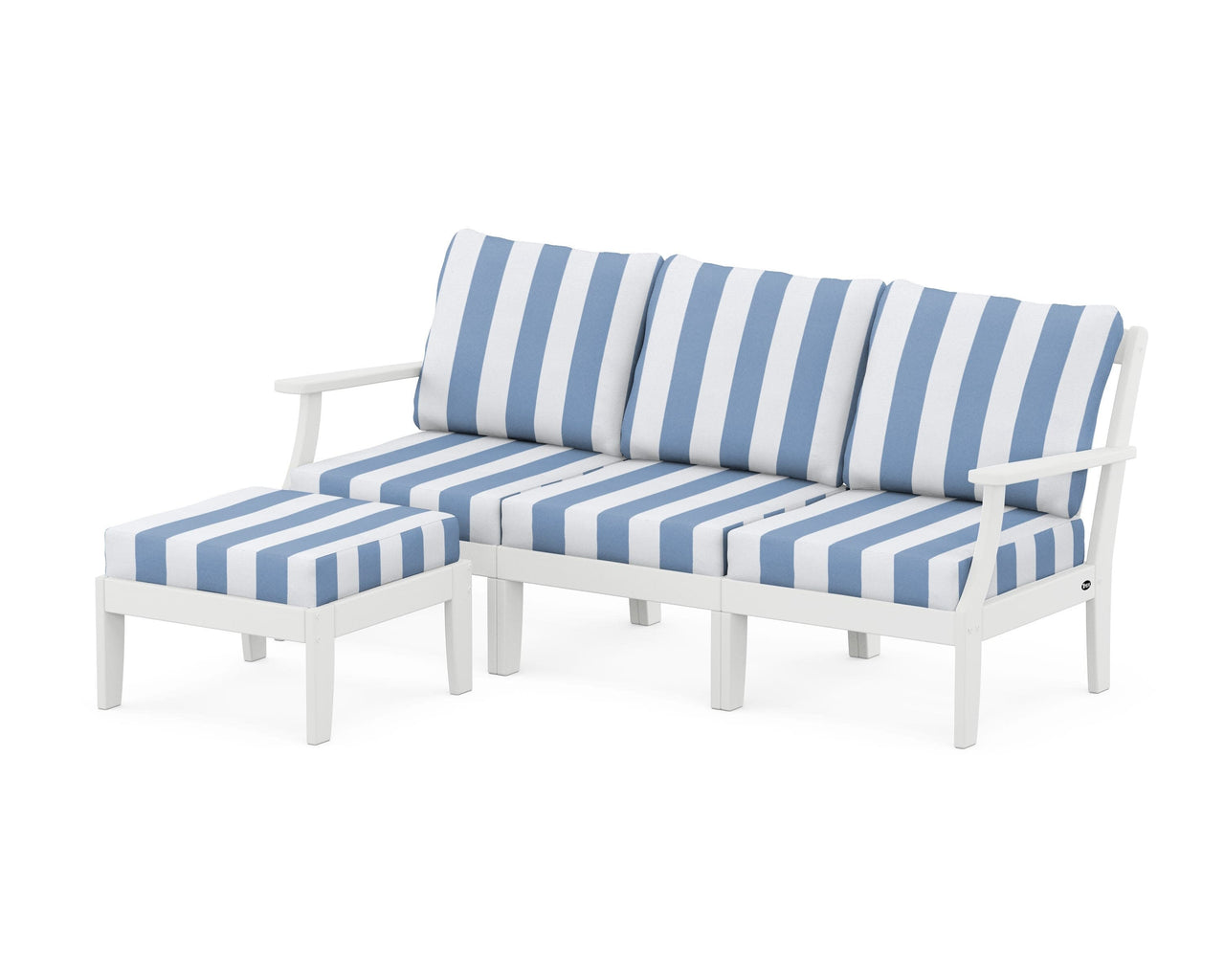 Trex Yacht Club Modular 4-Piece Deep Seating Set with Ottoman