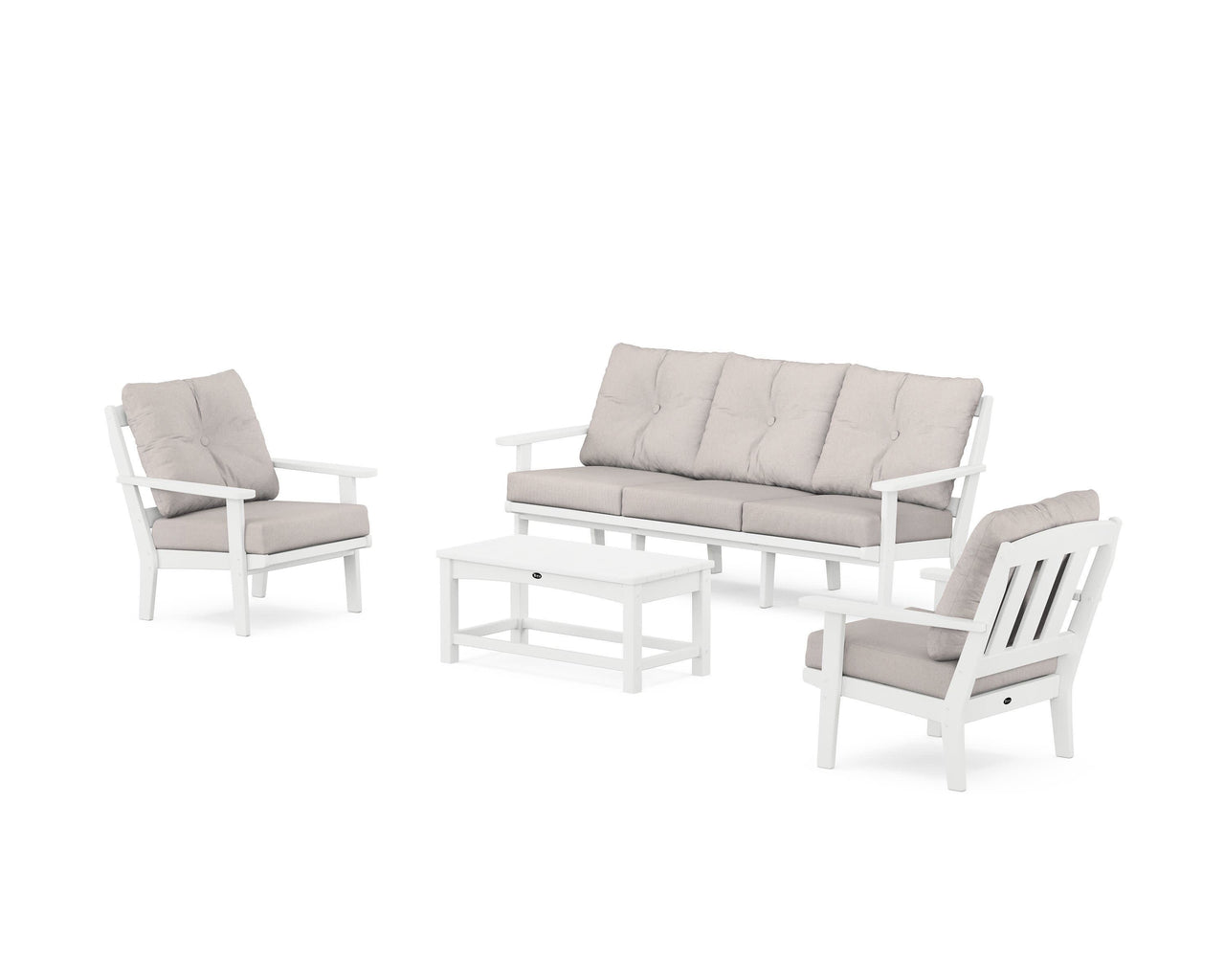 Trex Cape Cod 4-Piece Deep Seating Set with Sofa