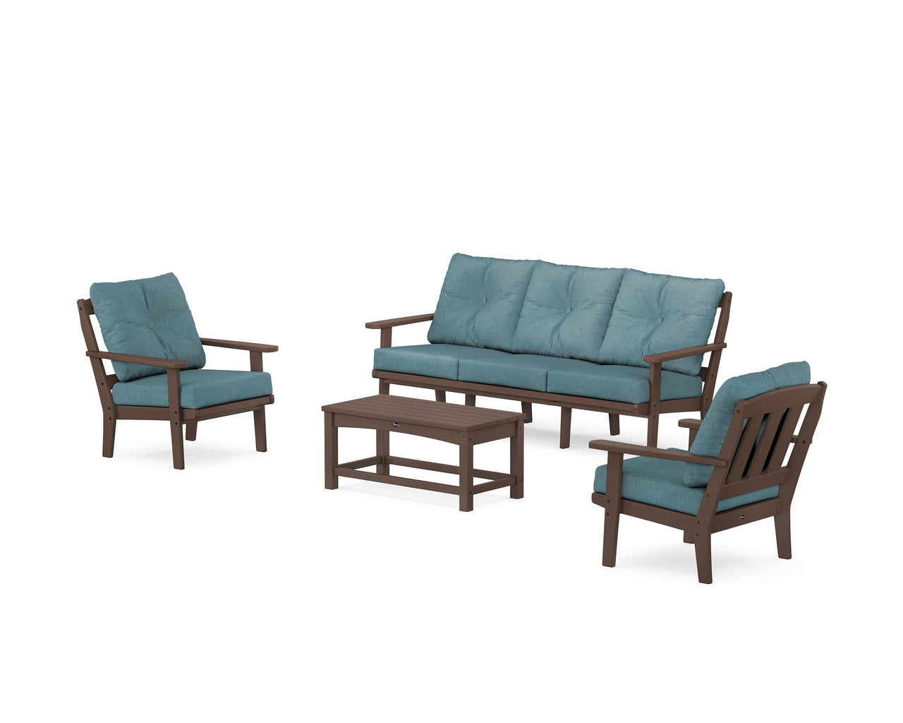 Trex Cape Cod 4-Piece Deep Seating Set with Sofa