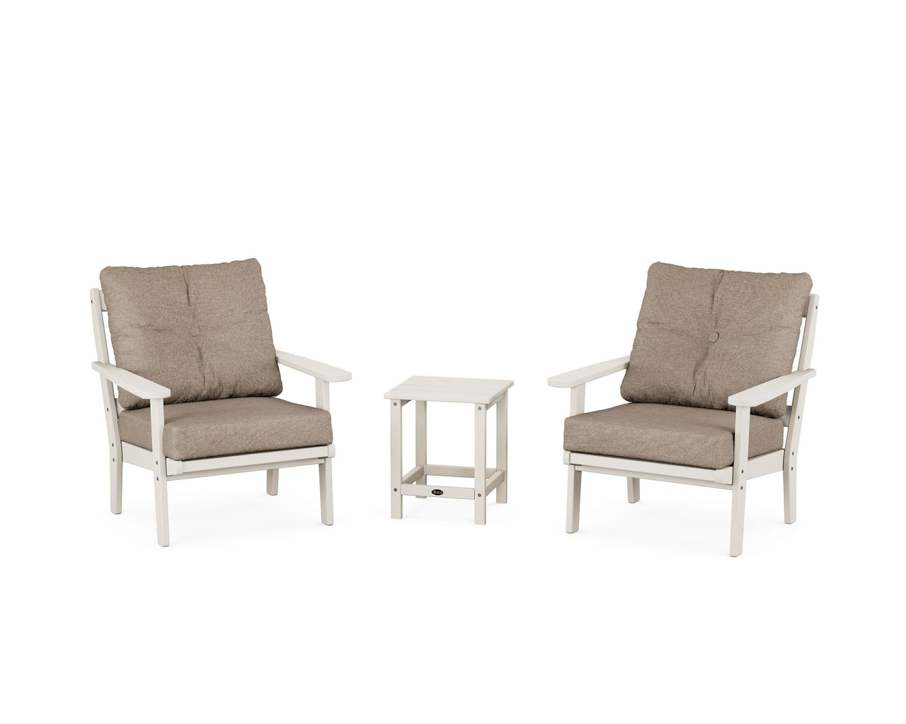 Trex Cape Cod 3-Piece Deep Seating Set - Sand Castle