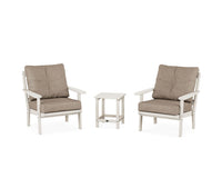 Thumbnail for Trex Cape Cod 3-Piece Deep Seating Set - Sand Castle