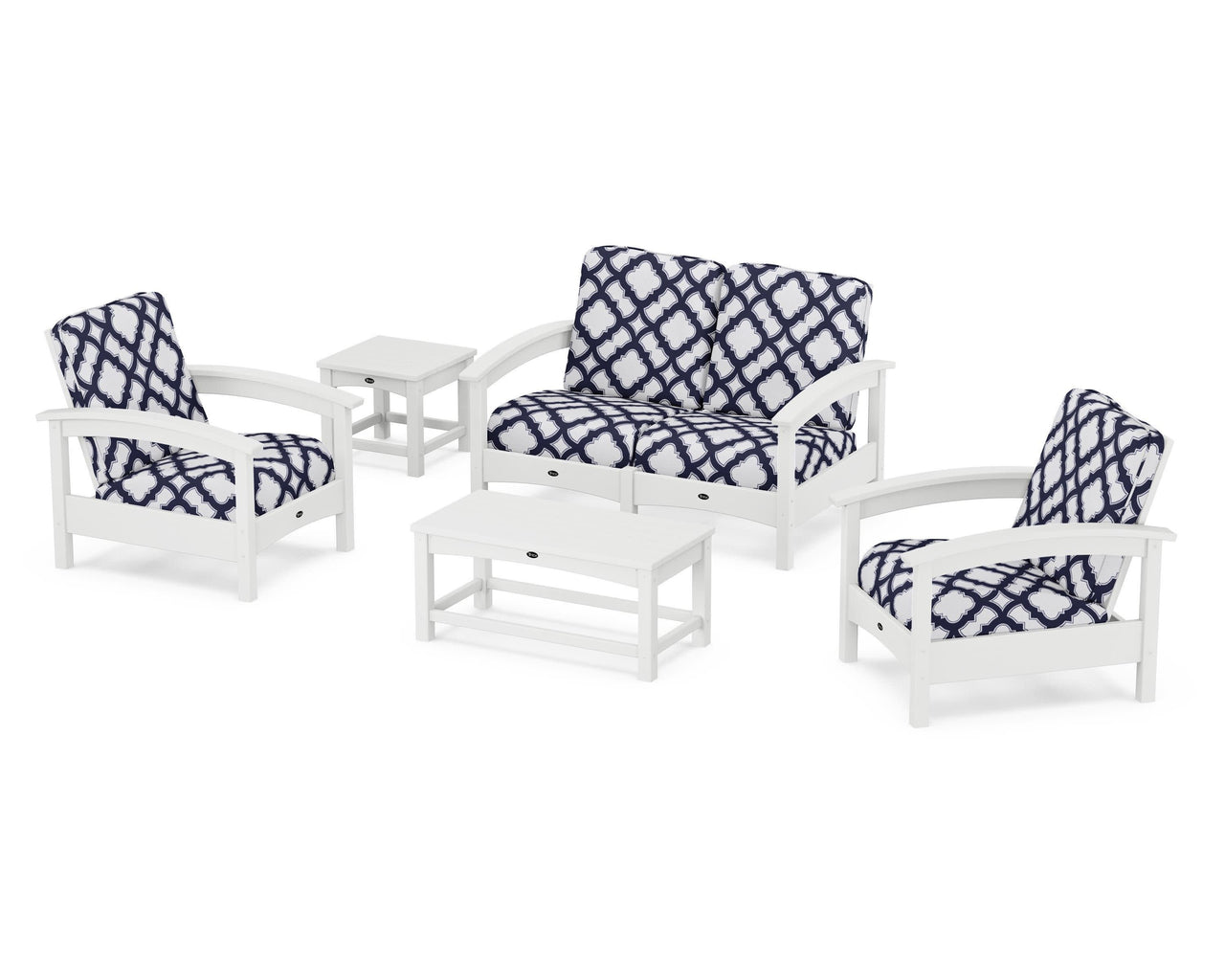 Trex Rockport Club 6-Piece Deep Seating Conversation Set