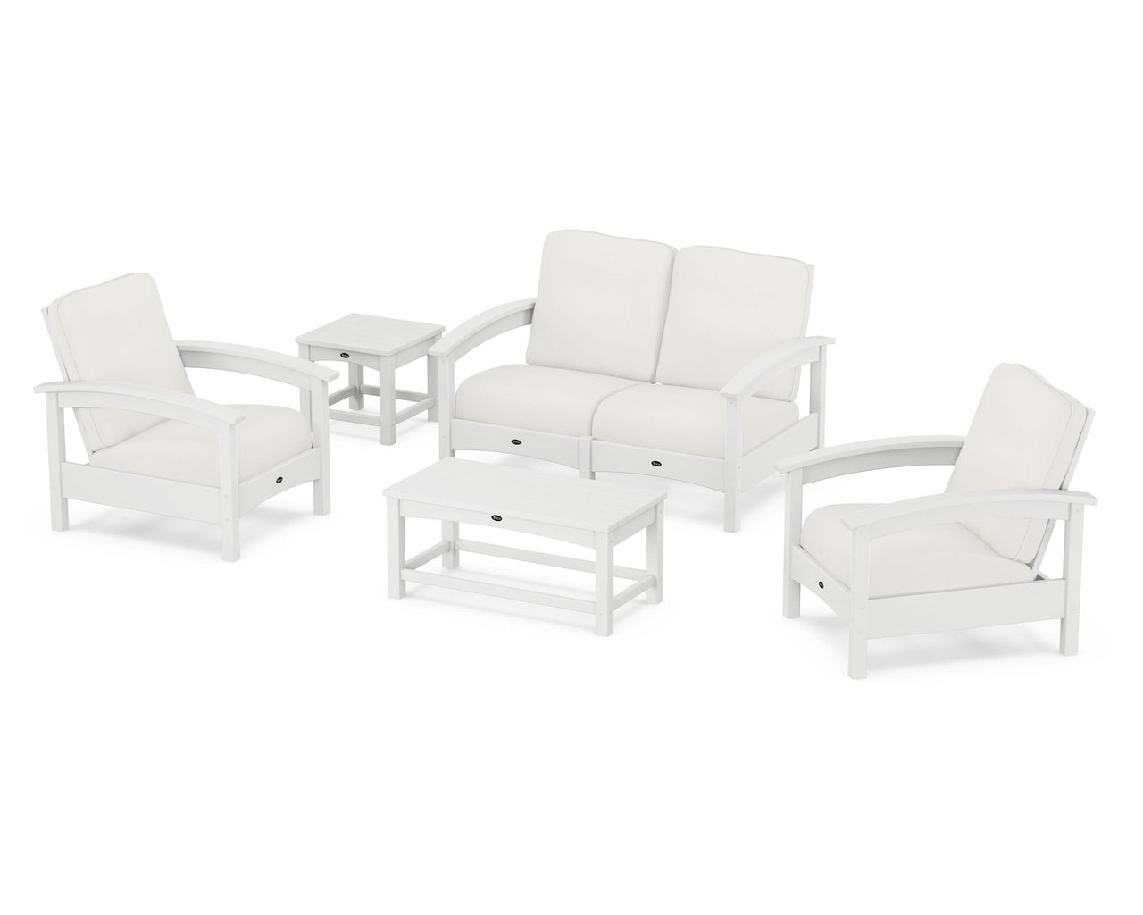 Trex Rockport Club 6-Piece Deep Seating Conversation Set
