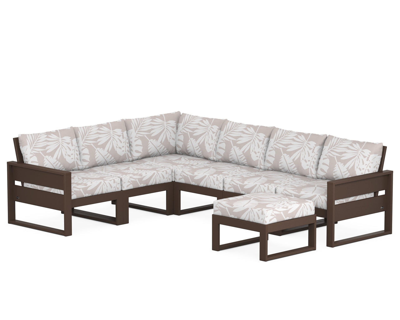 Trex Eastport 6-Piece Sectional with Ottoman