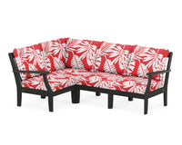 Thumbnail for Trex Yacht Club Modular 4-Piece Deep Seating Set