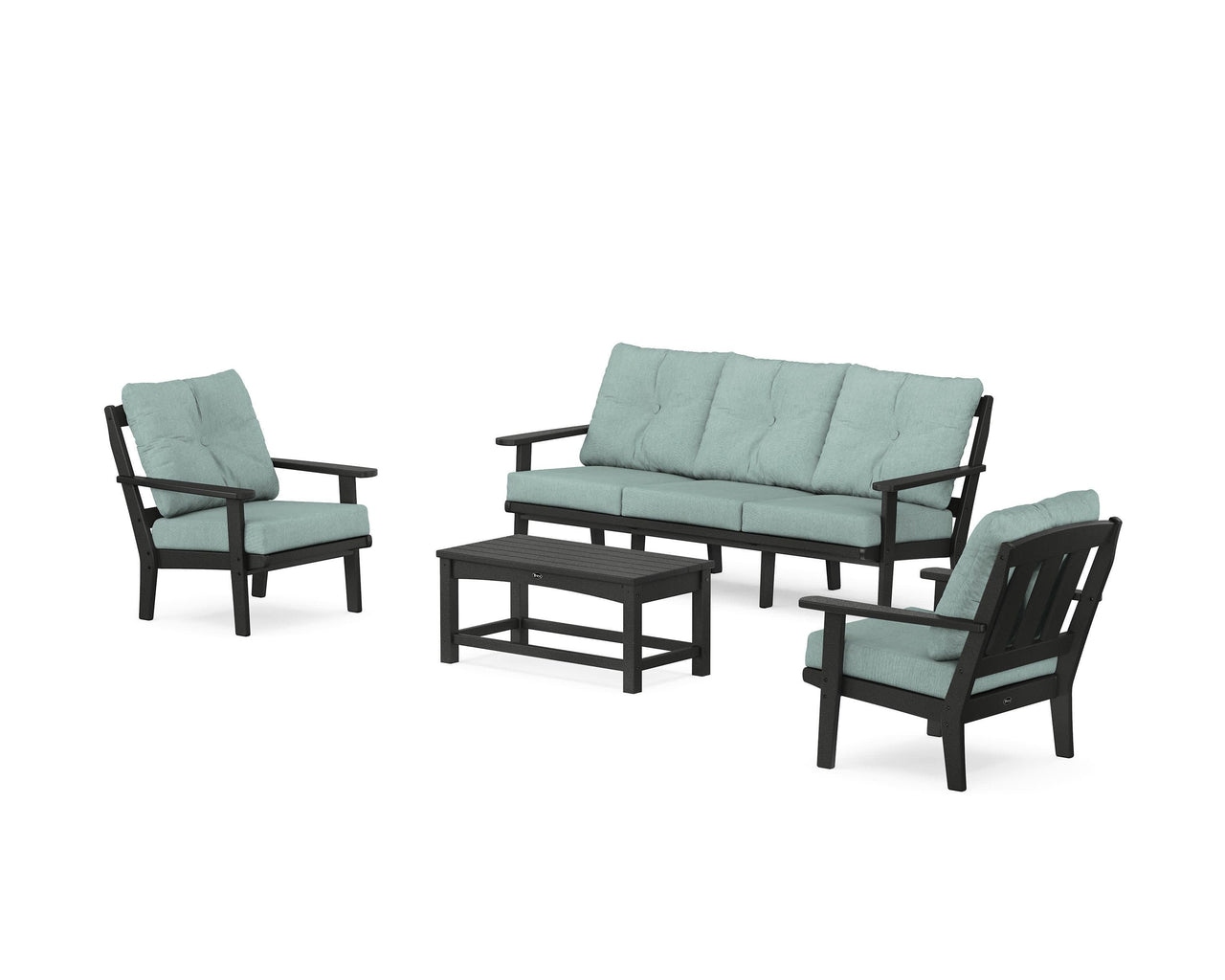 Trex Cape Cod 4-Piece Deep Seating Set with Sofa
