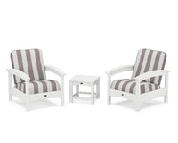 Thumbnail for Trex Rockport Club 3-Piece Deep Seating Conversation Set