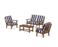 Thumbnail for Trex Cape Cod 4-Piece Deep Seating Set with Loveseat
