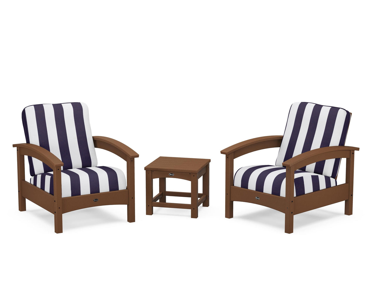 Trex Rockport Club 3-Piece Deep Seating Conversation Set