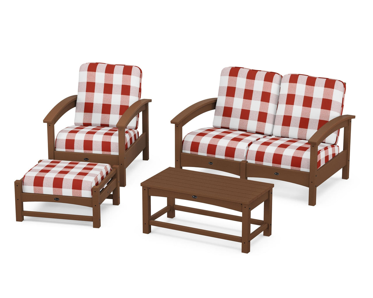 Trex Rockport 4-Piece Deep Seating Conversation Group