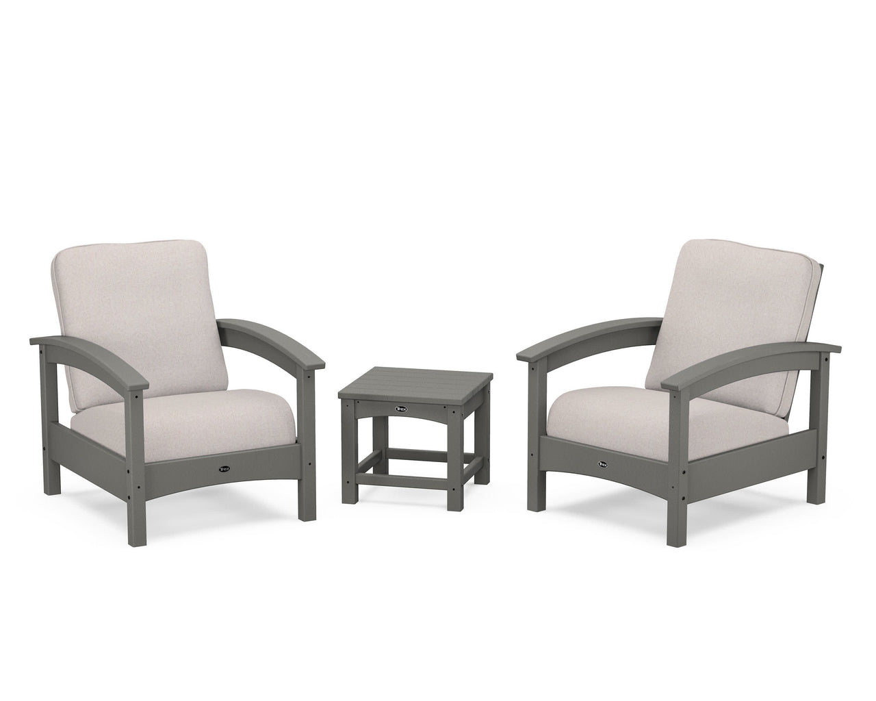 Trex Rockport Club 3-Piece Deep Seating Conversation Set