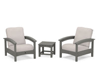 Thumbnail for Trex Rockport Club 3-Piece Deep Seating Conversation Set